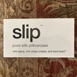 SLIP anti aging, anti sleep crease, anti bed head KING silk pillowcase